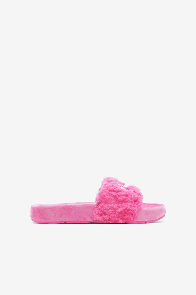 Fila Sandals Kids Pink - Fuzzy Drifter - Philippines 7049126-FT